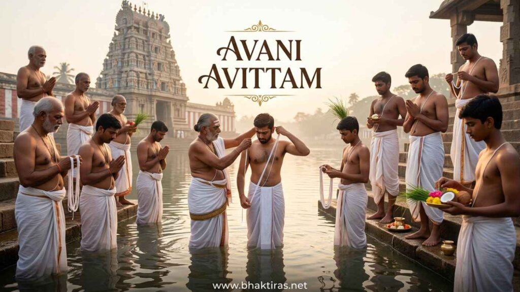 Avani Avittam celebration in India