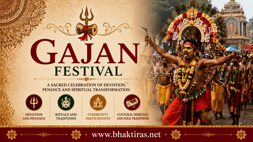Gajan Festival celebration in India