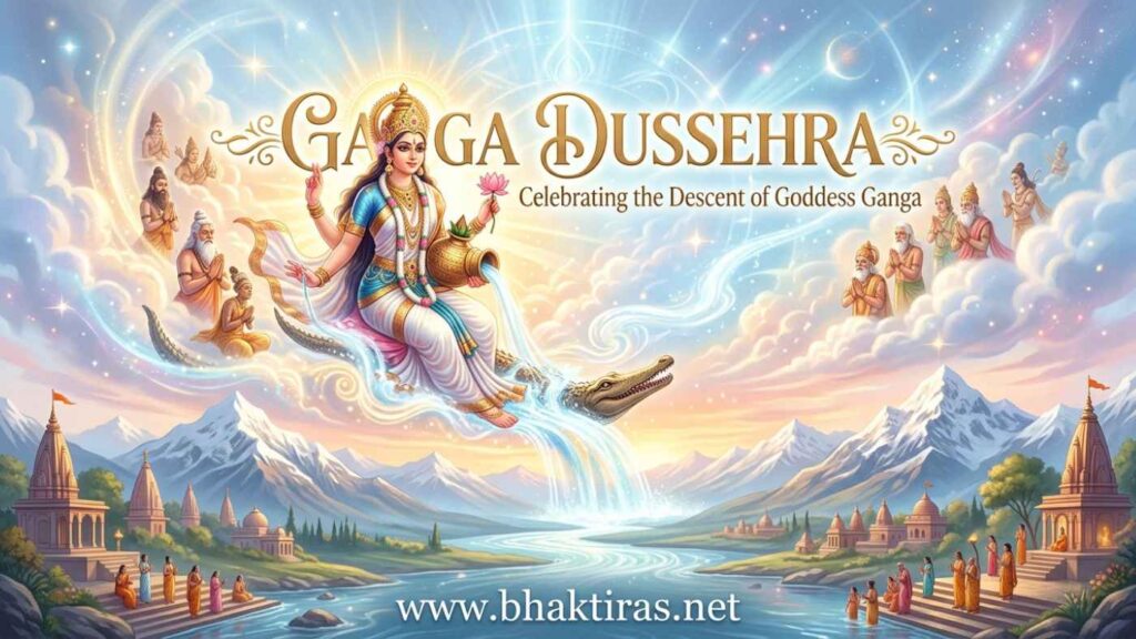 Ganga Dussehra celebration in India