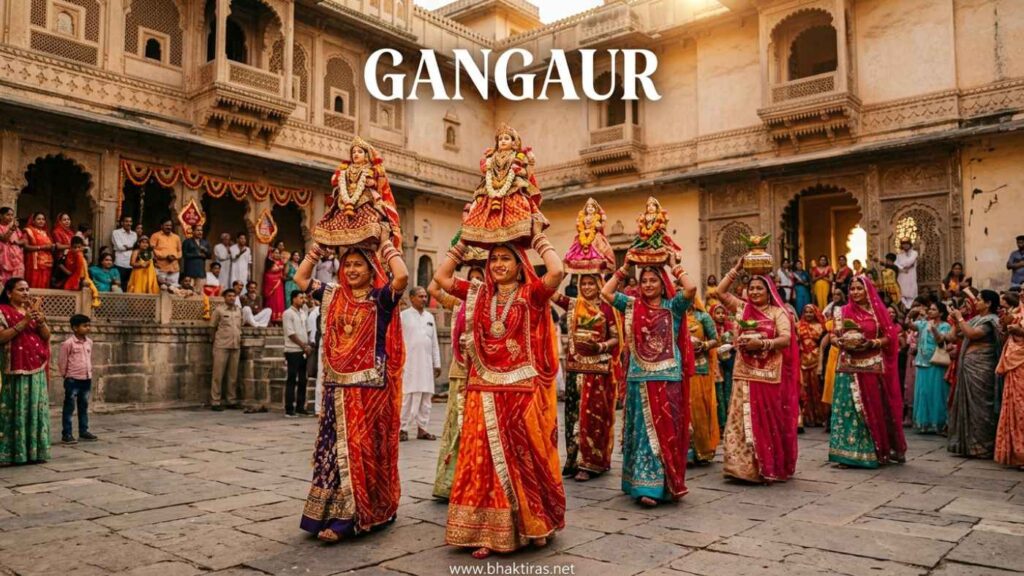 Gangaur festival celebration in India
