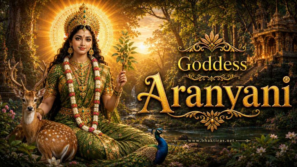 Goddess Aranyani - Hindu deity portrait on Bhaktiras