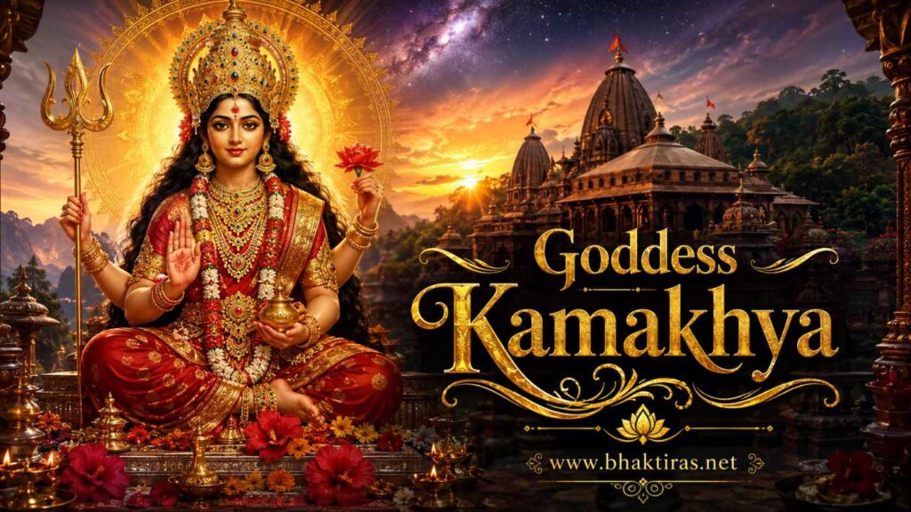 Goddess Kamakhya - Hindu deity portrait on Bhaktiras