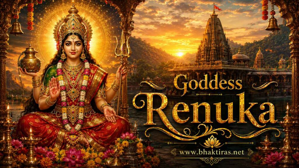 Goddess Renuka - Hindu deity portrait on Bhaktiras