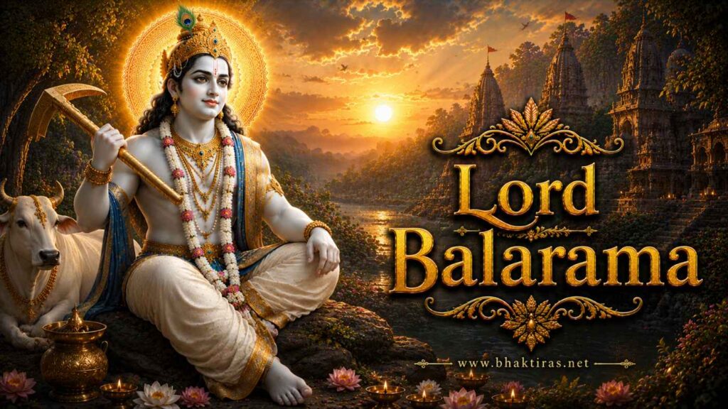 Lord Balarama - Hindu deity portrait on Bhaktiras