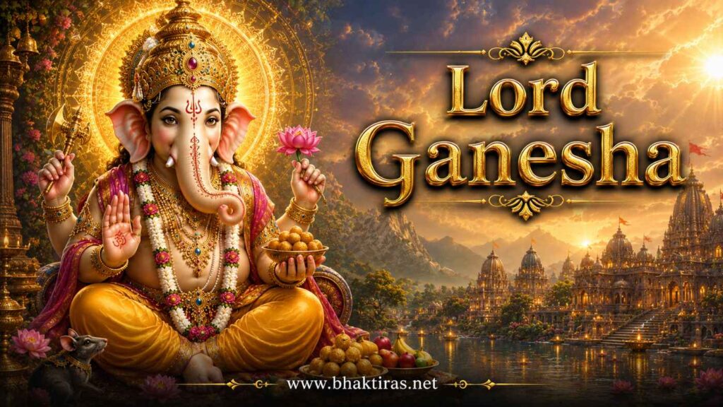 Lord Ganesha - Hindu deity portrait on Bhaktiras