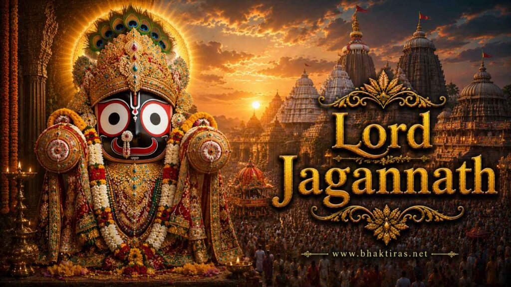 Lord Jagannath - Hindu deity portrait on Bhaktiras
