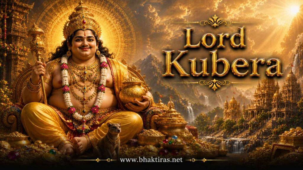 Lord Kubera - Hindu deity portrait on Bhaktiras