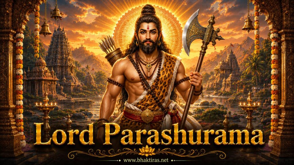 Lord Parashurama - Hindu deity portrait on Bhaktiras