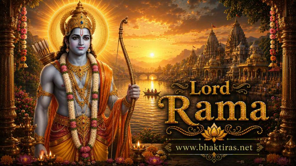Lord Rama - Hindu deity portrait on Bhaktiras