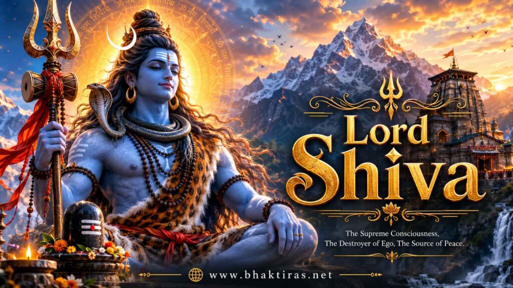 Lord Shiva - Hindu deity portrait on Bhaktiras