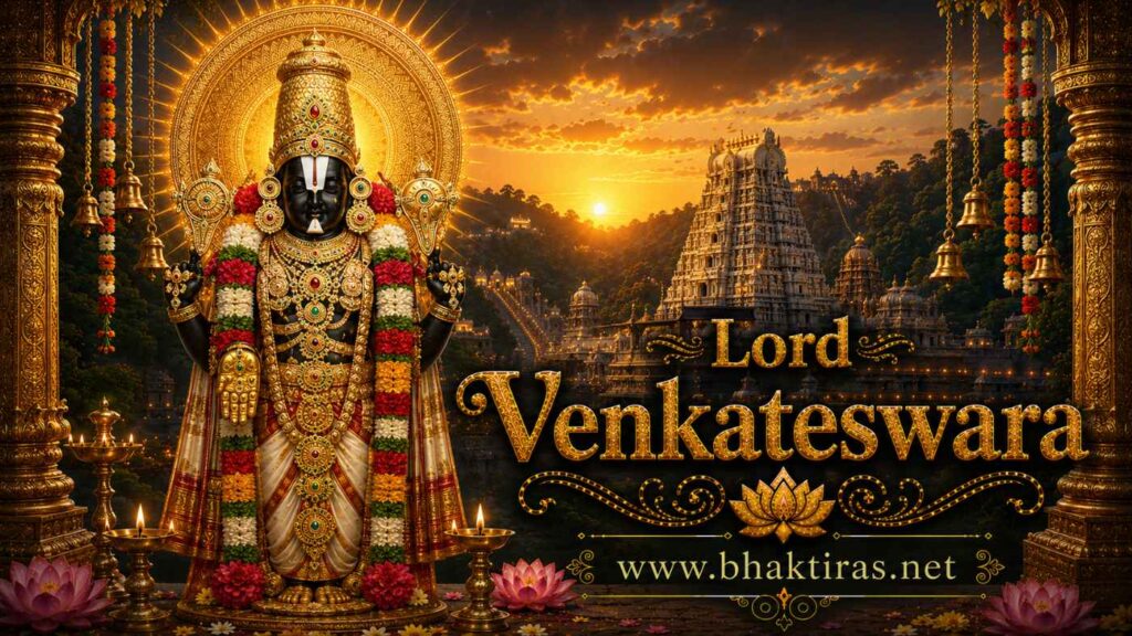 Lord Venkateswara - Hindu deity portrait on Bhaktiras
