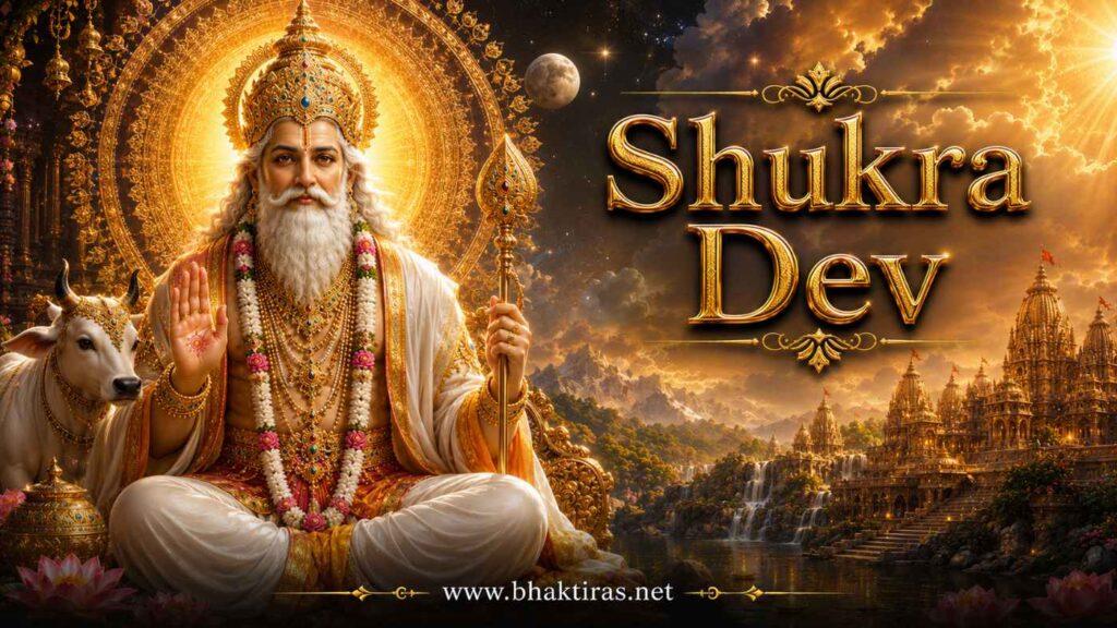 Shukra Dev - Hindu deity portrait on Bhaktiras
