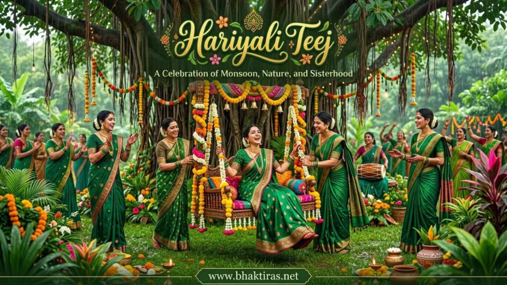 Hariyali Teej celebration in India