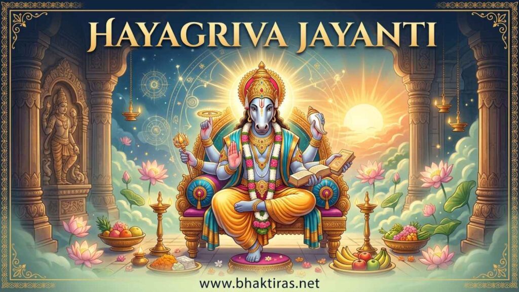 Hayagriva Jayanti 2026 - The Horse-Headed Lord of Knowledge