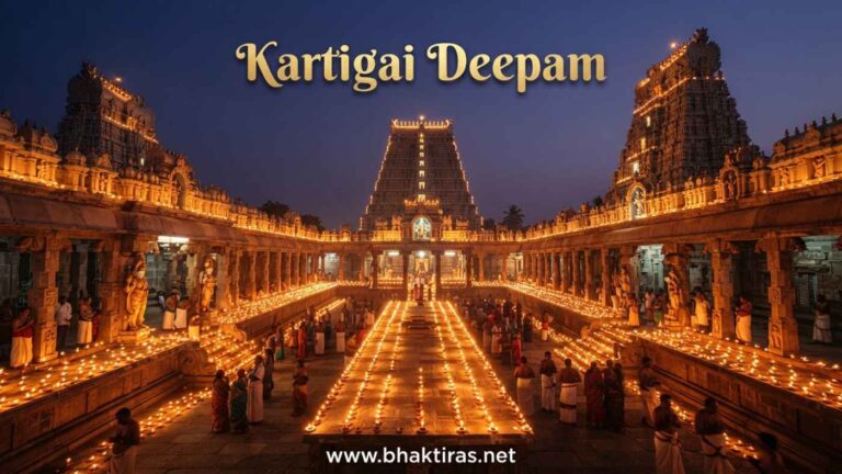 Karthigai Deepam festival celebration in India