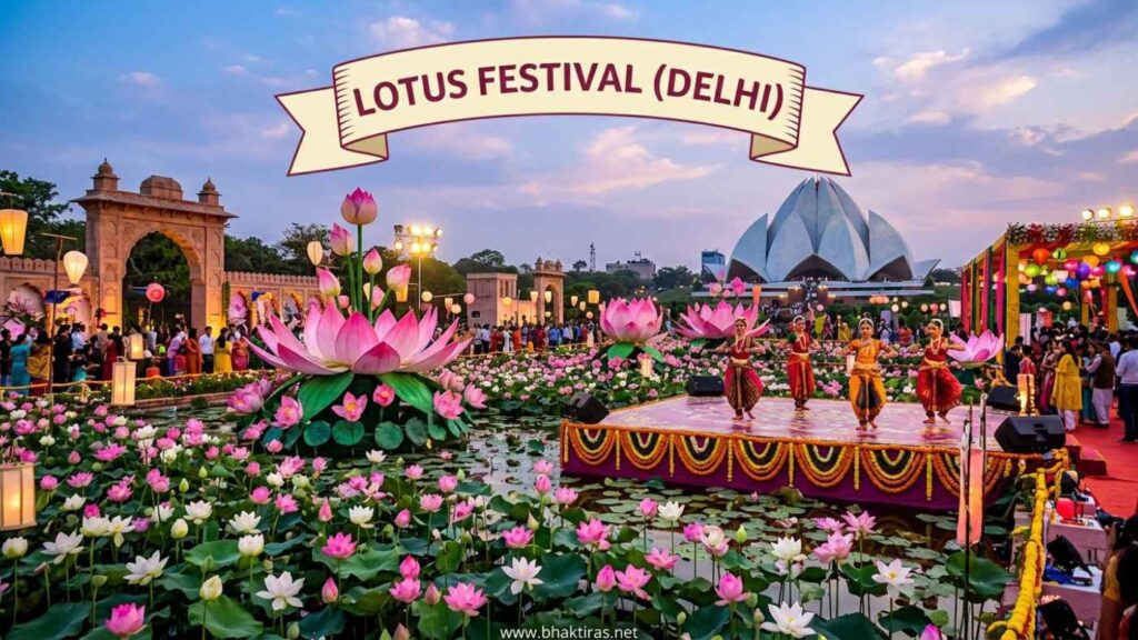 Lotus Festival Delhi celebration in India