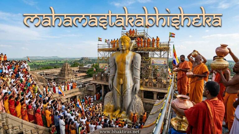 Mahamastakabhisheka festival celebration in India