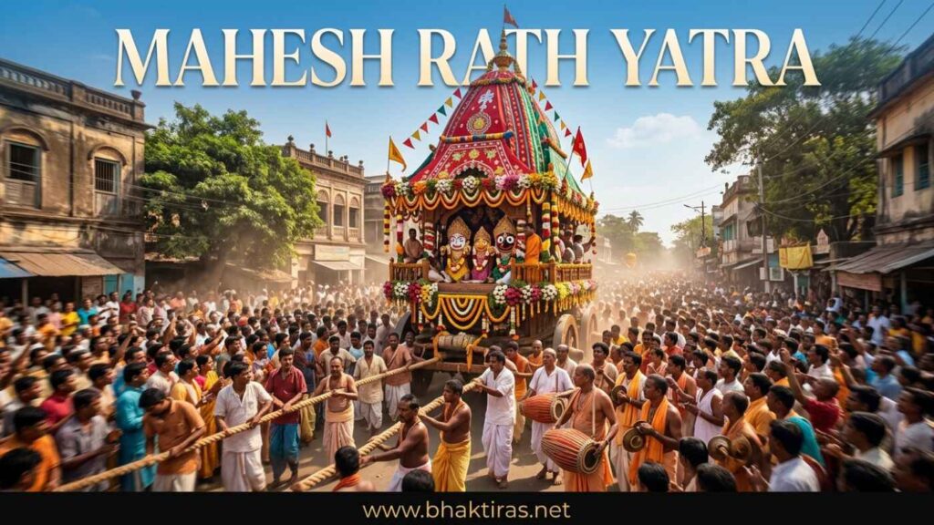 Mahesh Rath Yatra celebration in India