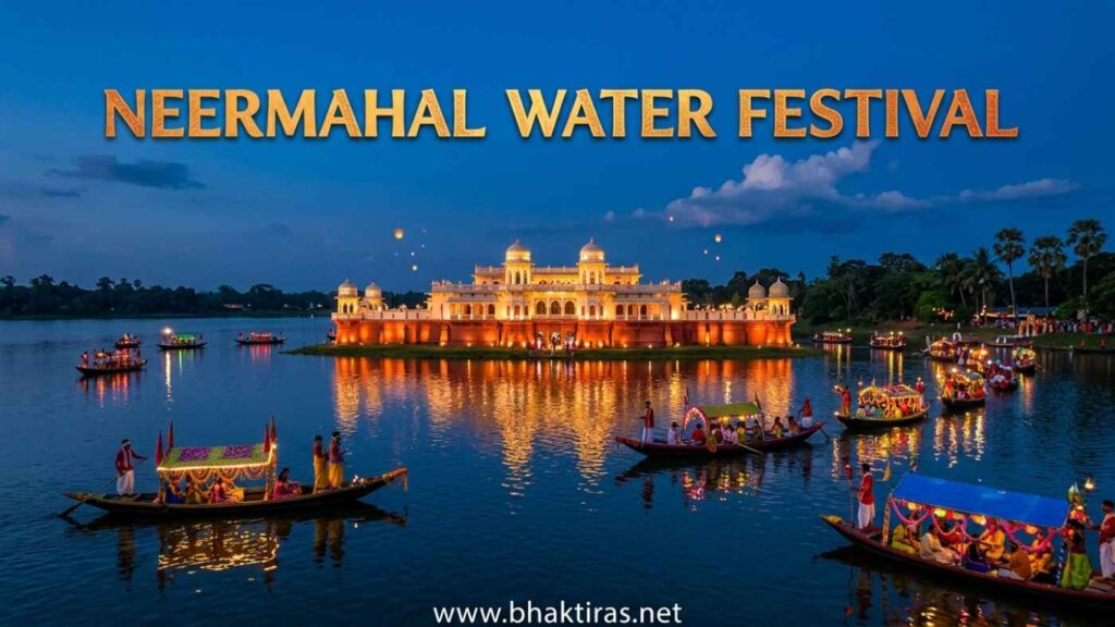 Neermahal Water Festival celebration in India