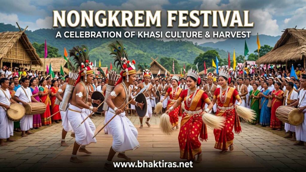 Nongkrem Festival celebration in India