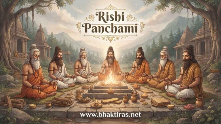 Rishi Panchami festival celebration in India