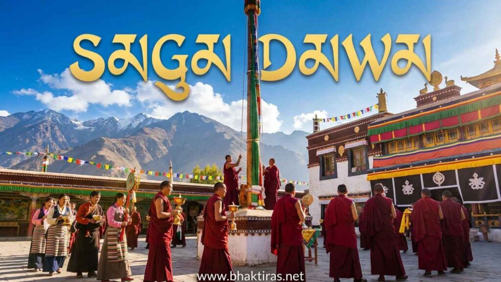 Saga Dawa festival celebration in India