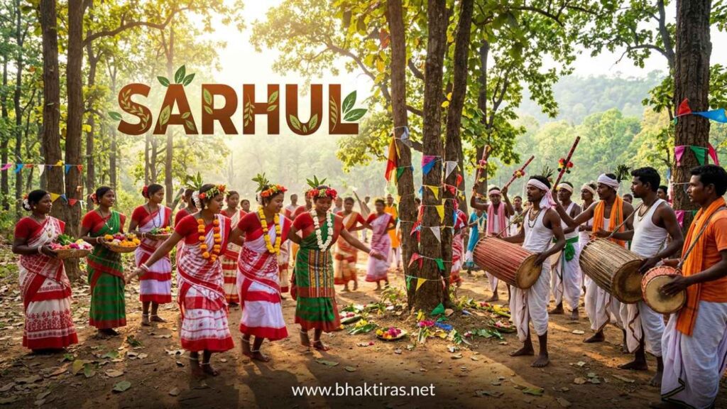 Sarhul festival celebration in India