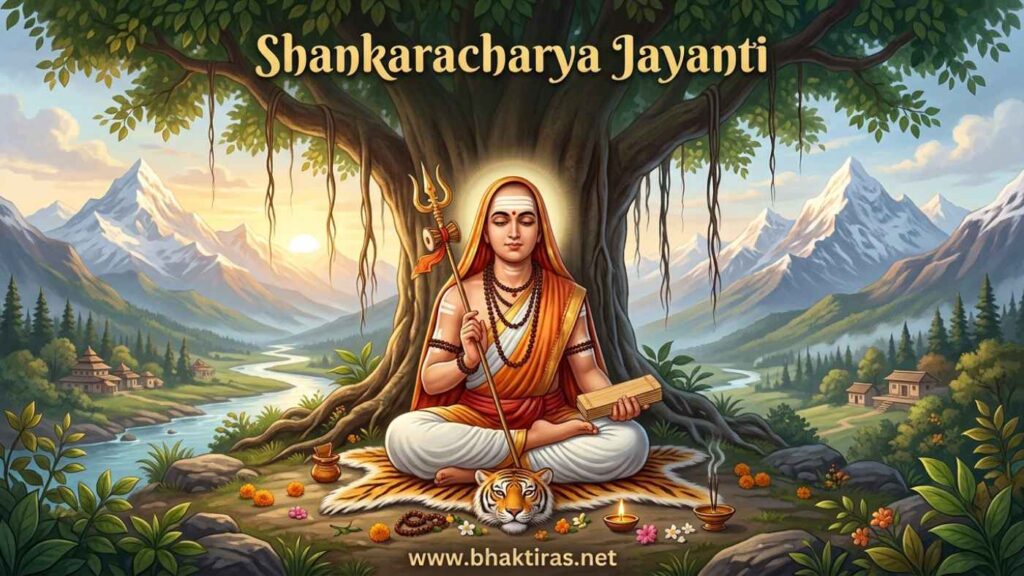 Shankaracharya Jayanti celebration in India