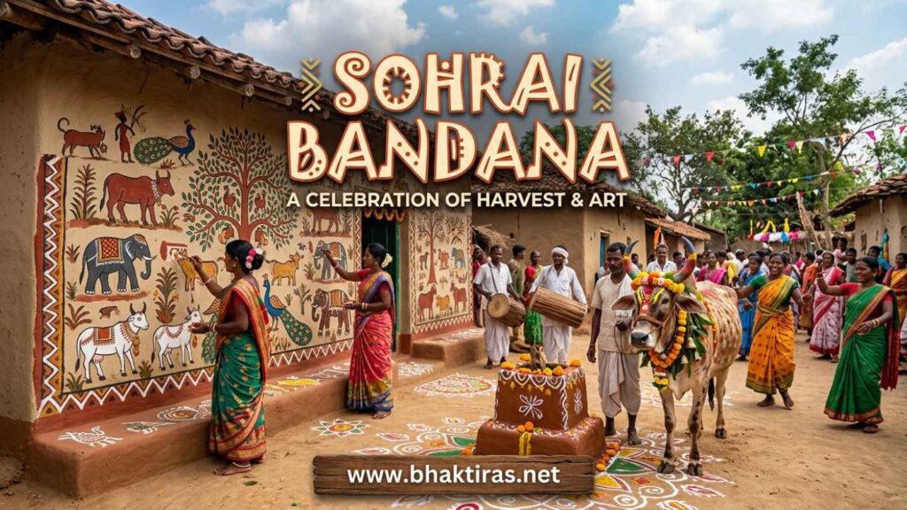 Sohrai festival celebration in India