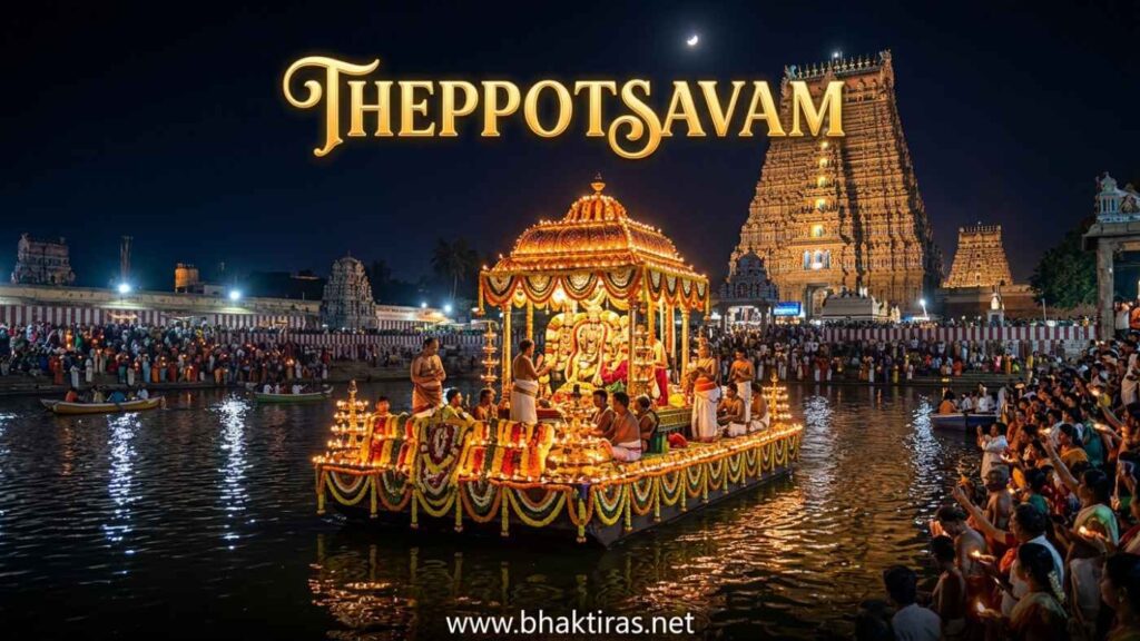 Theppotsavam festival celebration in India