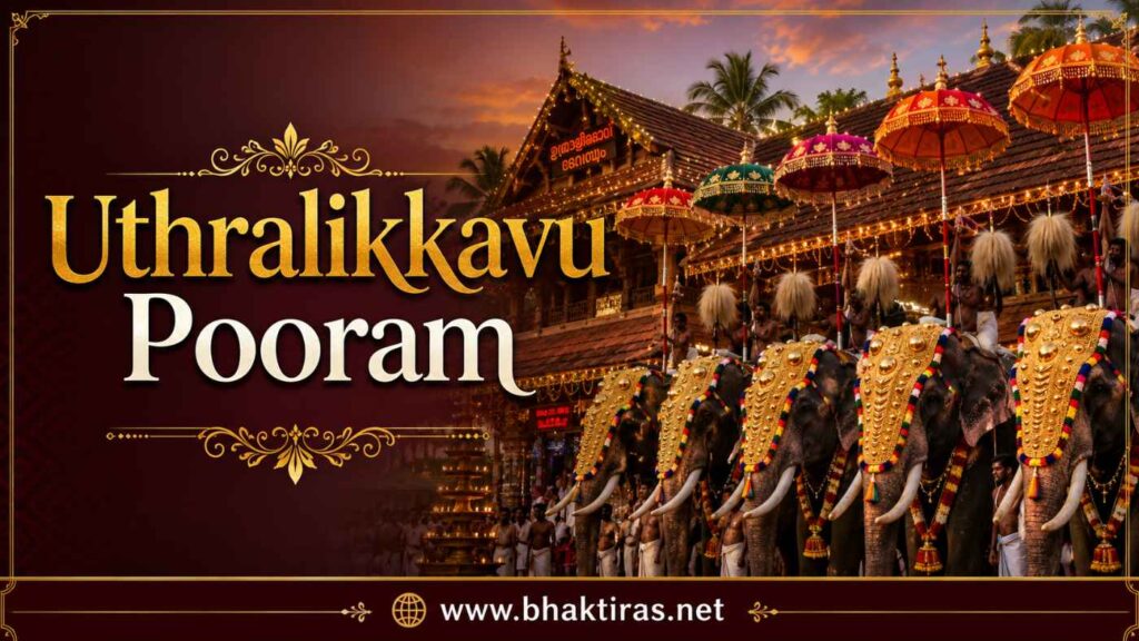 Uthralikkavu Pooram celebration in India
