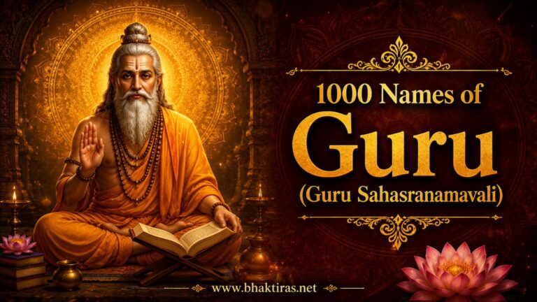 1000 Names of Guru - Lord Guru devotional illustration