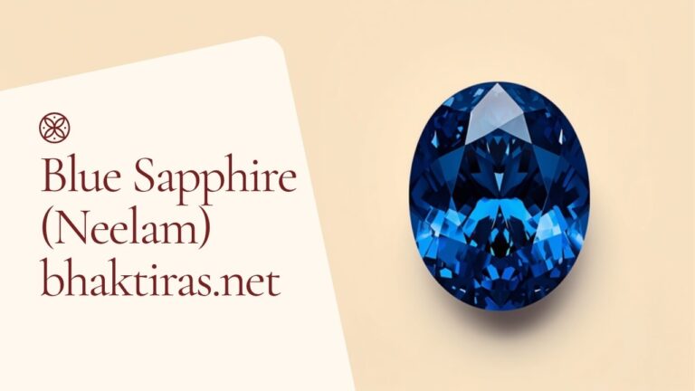 Blue Sapphire (Neelam) gemstone
