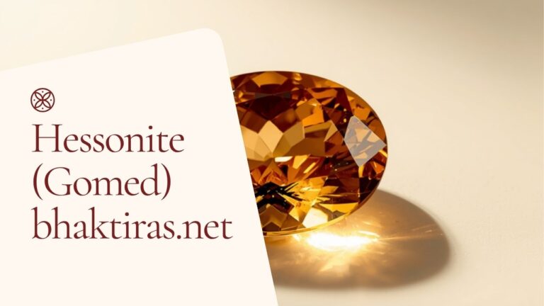 Hessonite (Gomed) gemstone