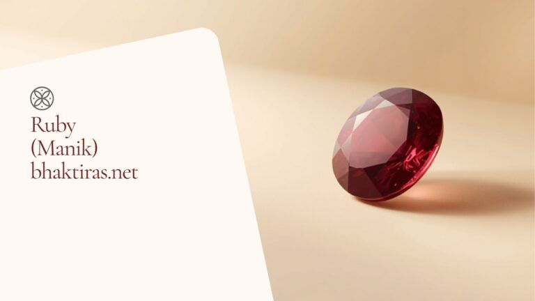 Ruby (Manik) gemstone