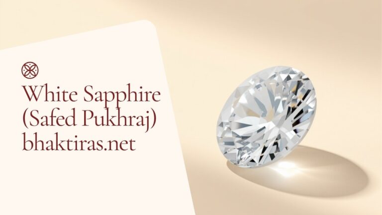 White Sapphire (Safed Pukhraj) gemstone
